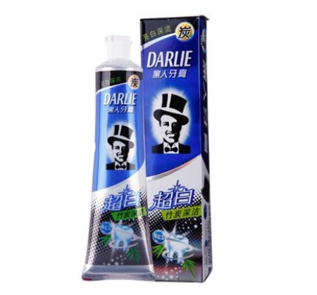 黑人超白竹炭深洁牙膏